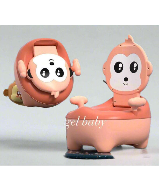 Baby potty with cover monkey face | بوتى بغطاء وجه قرد