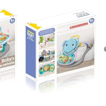 Baby Walker Elephant Shape with Music and Activity Toys
