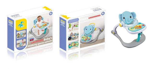 Baby Walker Elephant Shape with Music and Activity Toys