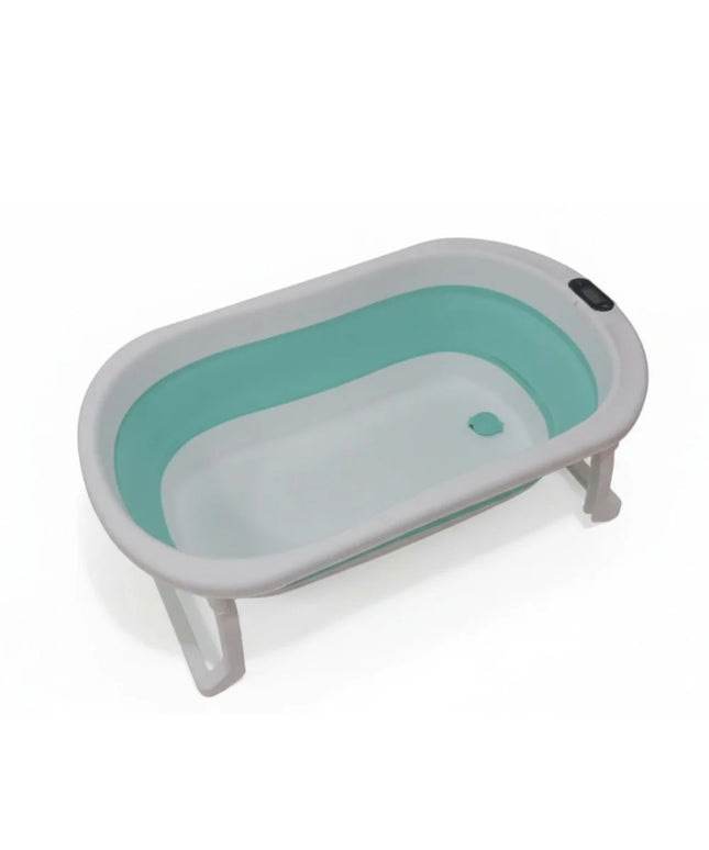 Silicone Baby Bathtub with Thermometer |  بانيو استحمام ب ترمومتر