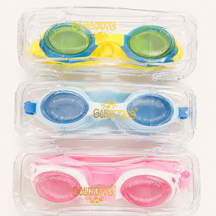 Kids Swimming Goggles with Protective Case | نظارات سباحة للأطفال مع علبة حماية