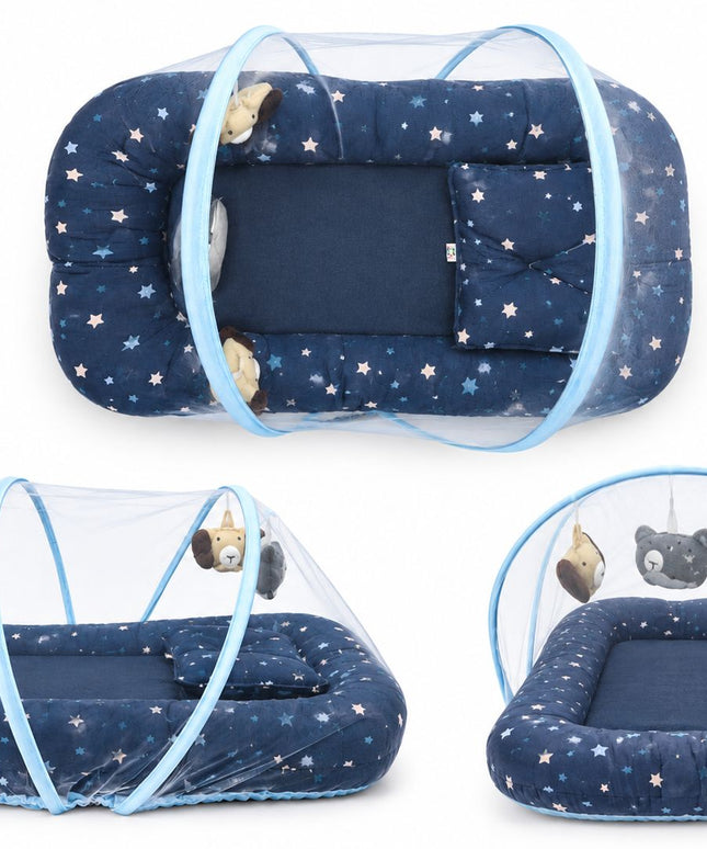 Cozy Baby Nest dark blue | بيبى نيست مريح