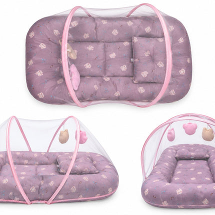 Cozy Baby Nest dark pink| بيبى نيست مريح