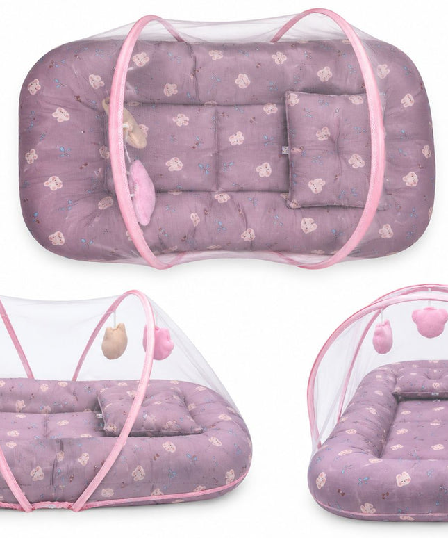 Cozy Baby Nest dark pink| بيبى نيست مريح