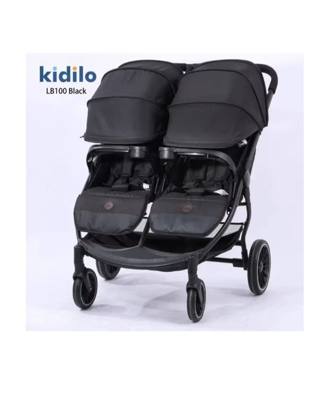 Kidilo twins stroller lb100 | عربة الأطفال التوأم كيديلو