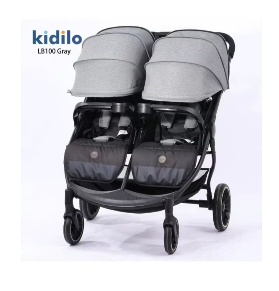 Kidilo twins stroller lb100 | عربة الأطفال التوأم كيديلو