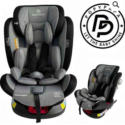 كرسي سيارة بوبي بابا المرحلة الثانية والثالثة ISOFIX دوران 360 درجة CB836