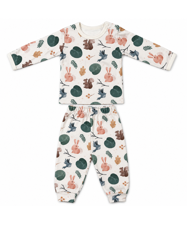 Katjie bodysuit printed Rabbit and Squirrel shape 235