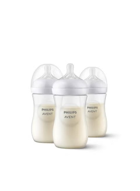 Philips Avent Natural Response Bottle  (1M+) 260ml- 3 Pack