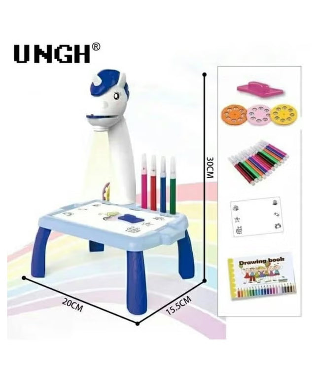 Unicorn Projector Painting Set for Kids| مجموعة الرسم بالبروجكتور للأطفال – يونيكورن