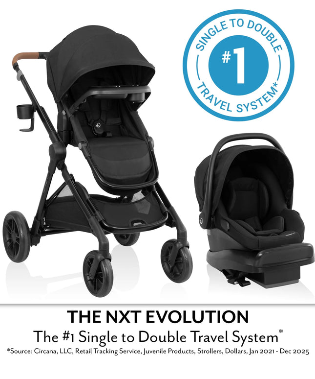 Evenflo Pivot Xpand NXT Travel System featuring LiteMax NXT Infant Car Seat - 2