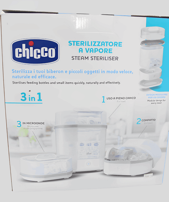 Chicco Steam Sterilizer 3 In 1 | معقم بخار من شيكو 3 في 1