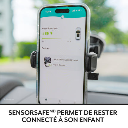 Evenflo Revolve360 Extend All-in-one Rotational Car Seat with SensorSafe