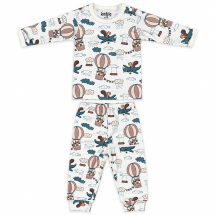 Katjie bodysuit printed air balloon  shape 235