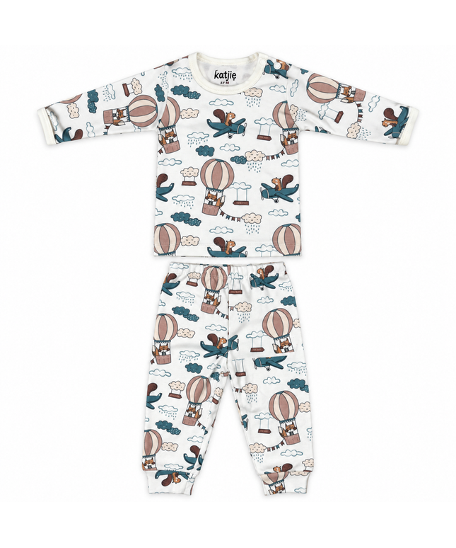 Katjie bodysuit printed air balloon  shape 235