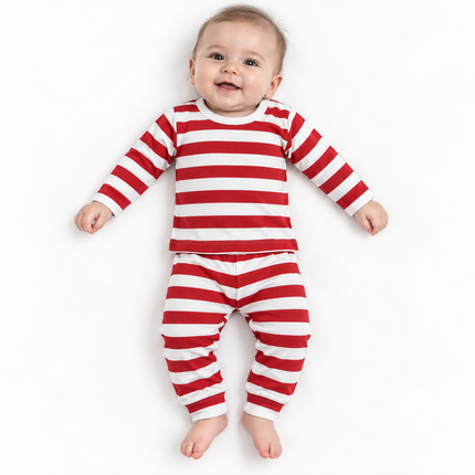 Katjie bodysuit printed red lines 235