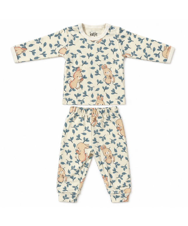 Katjie bodysuit printed Rabbit and leaves shape 235
