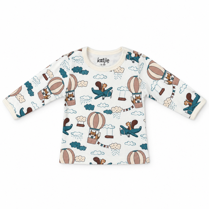 Katjie bodysuit printed air balloon  shape 235