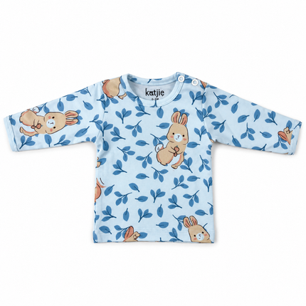 Katjie bodysuit printed blue Rabbit 235
