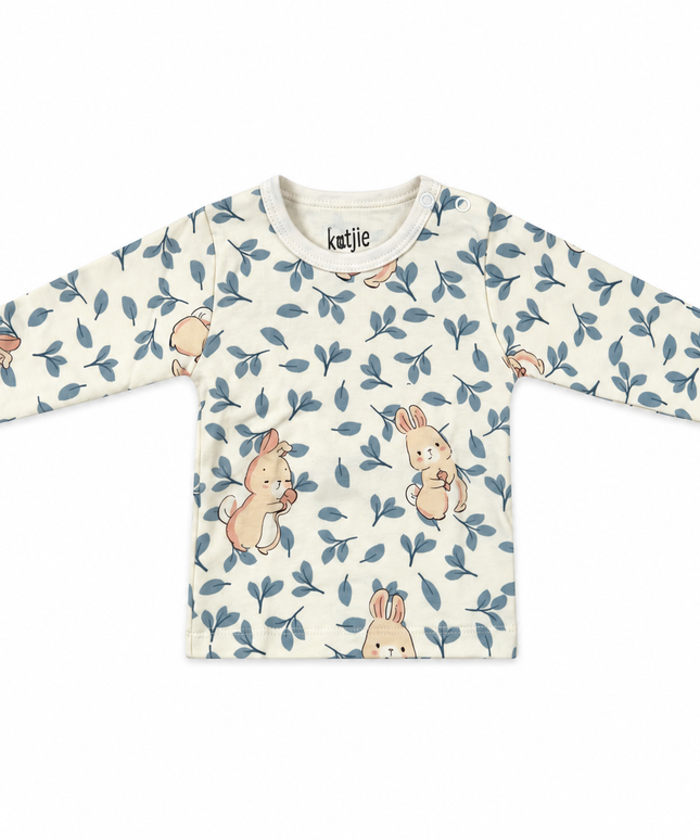 Katjie bodysuit printed Rabbit and leaves shape 235