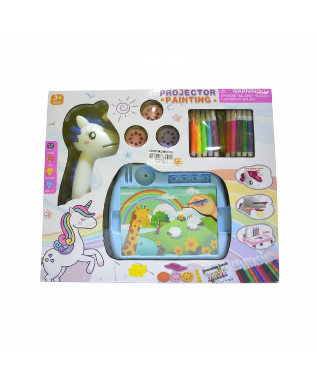 Unicorn Projector Painting Set for Kids| مجموعة الرسم بالبروجكتور للأطفال – يونيكورن
