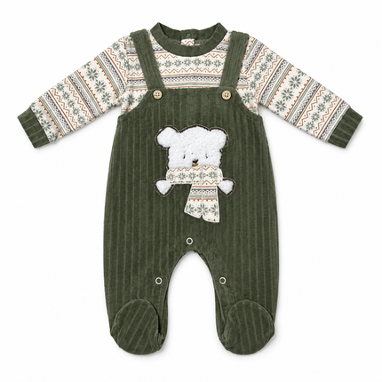 Full Moon Baby Winter Bear Romper 150020
