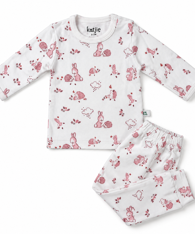 Katjie bodysuit printed bunny shape 235