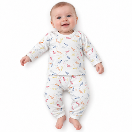 Katjie bodysuit printed paper plane shape 235