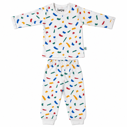 Katjie bodysuit printed colors shape 235