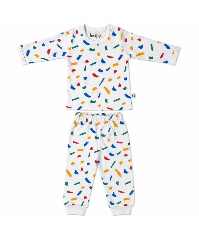 Katjie bodysuit printed colors shape 235