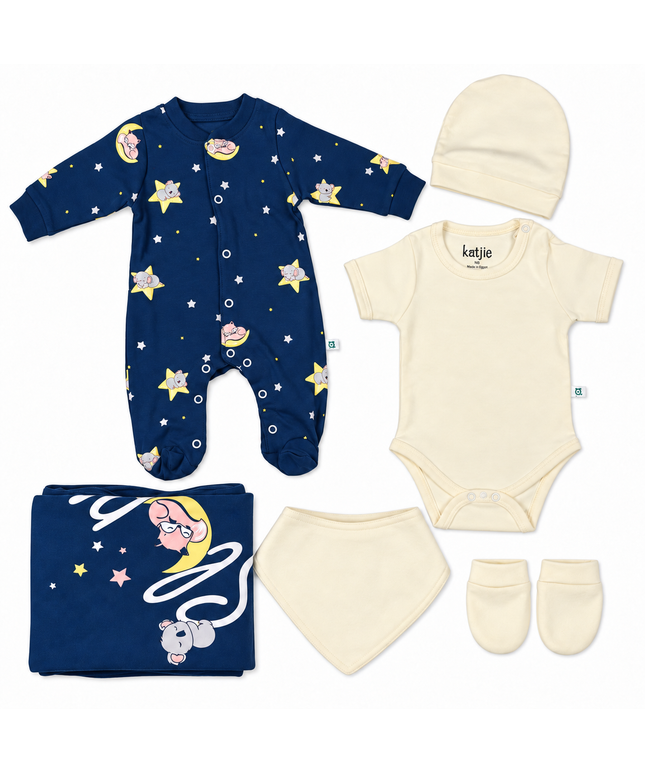 Katjie Gift Box Set Baby boy- 6 Pieces 5048