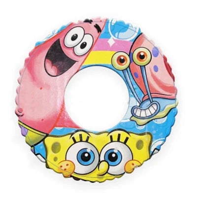 SpongeBob Inflatable Swim Ring Float | عوامة سباحة قابلة للنفخ بتصميم سبونج بوب