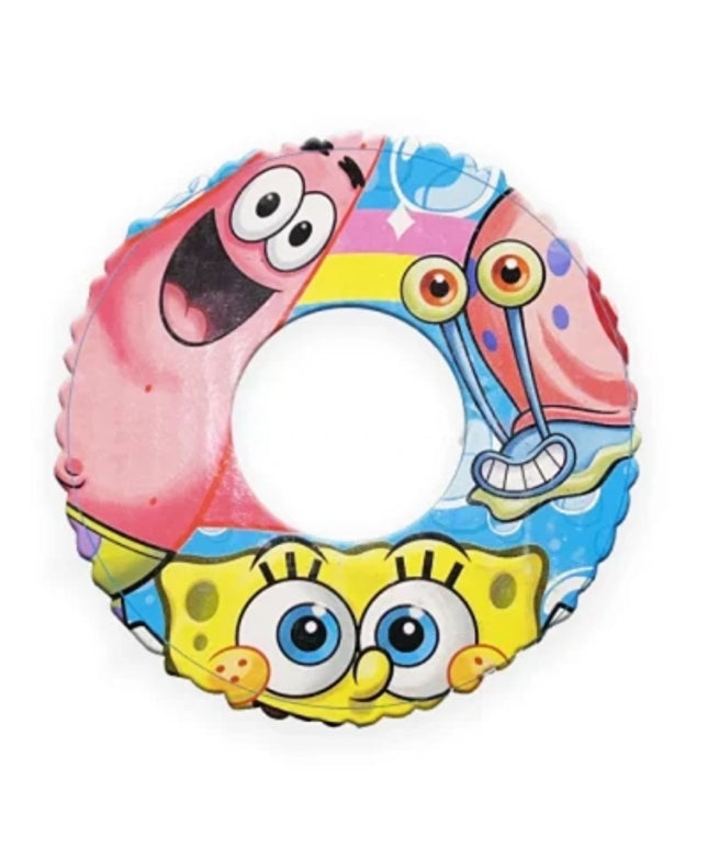 SpongeBob Inflatable Swim Ring Float | عوامة سباحة قابلة للنفخ بتصميم سبونج بوب