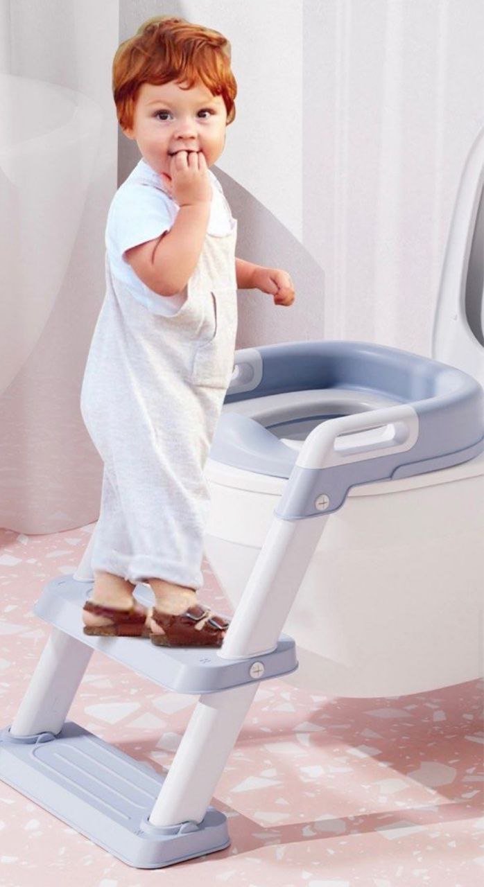 بوتي سيليكون بسلم - Potty Seat