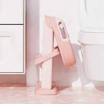 بوتي سيليكون بسلم - Potty Seat