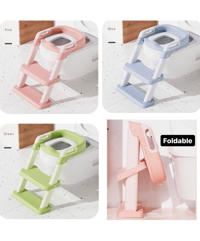 بوتي سيليكون بسلم - Potty Seat