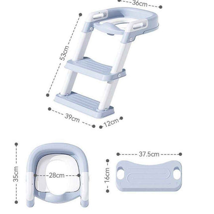 بوتي سيليكون بسلم - Potty Seat