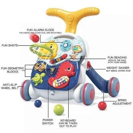 مشاية وبيبي ووكر طرابيزة  - Baby Walker and Table UID32
