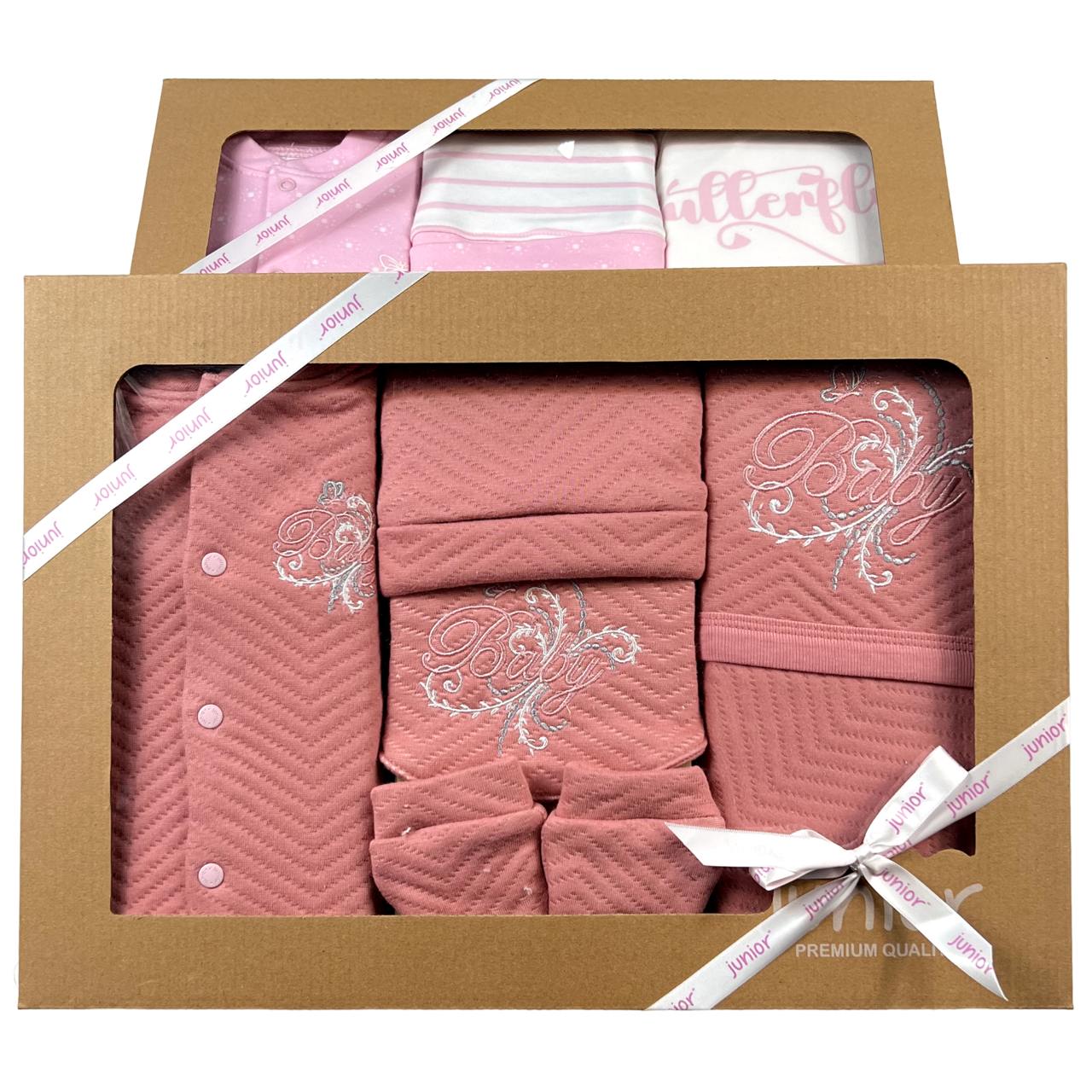 Junior Gift Box Set Baby Girl - 5 Pieces Pink