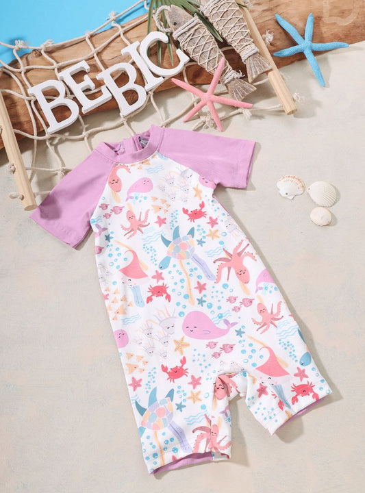 Baby Girl Swim Wear S129