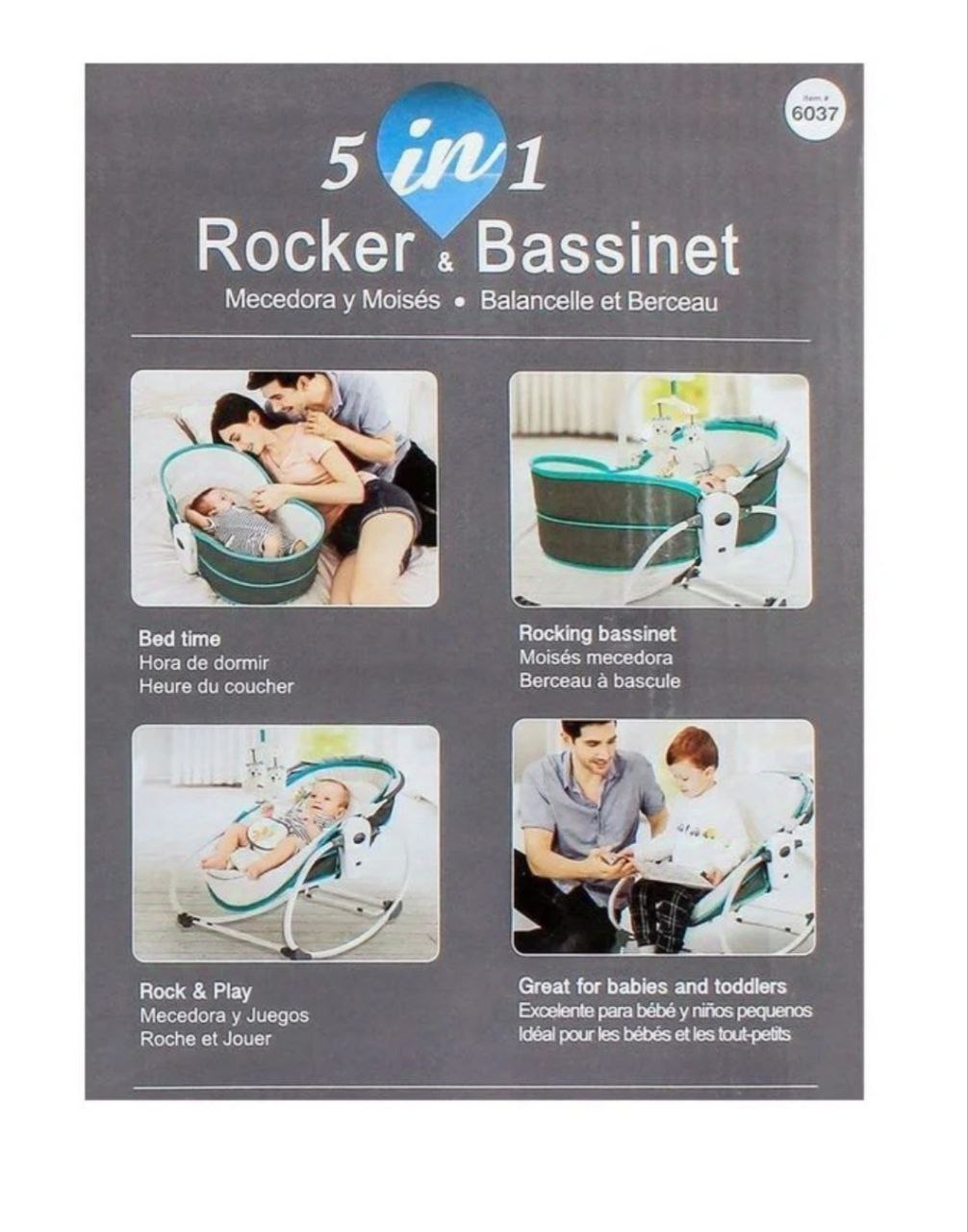 Mastela 5*1 Bouncer & Bed
