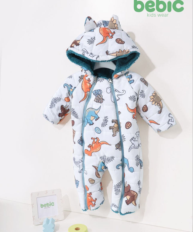 سالوبيت وتر بروف دبل فيس  ديناصورات فرو مطرز ووتر بروف