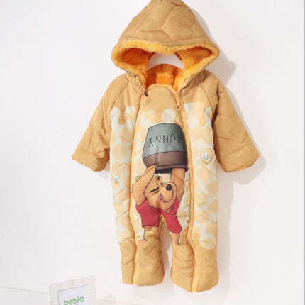 سالوبيت وتر بروف دبل فيس  ويني بوة فرو مطرز ووتر بروف