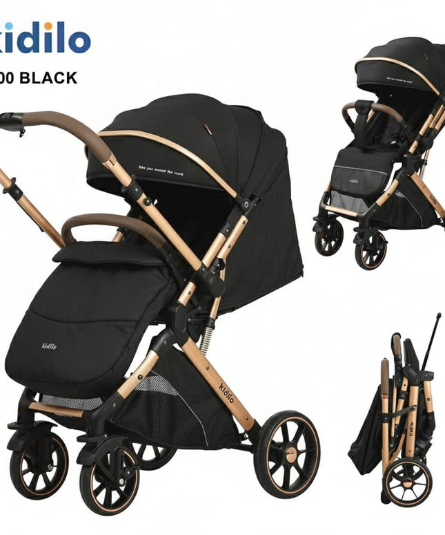 Kidilo Stroller 6600F With Cover |  عربية كيديلو بغطاء شتوى
