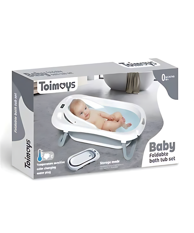بانيو استحمام وجهاز كشف درجات الحرارة للاطفال 3 في 1