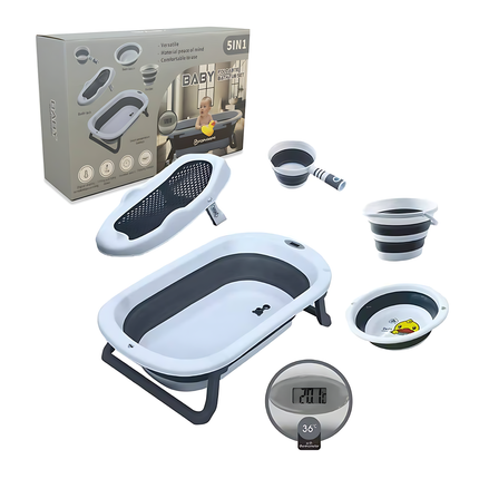 Silicone bathtub 5*1 thermometer | بانيو سيليكون ٥*١ بترمومتر