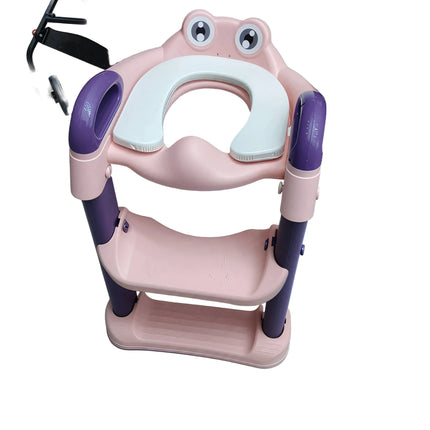 سلم بوتى عيون متبطن  - Potty Padded Seat with Frog Eye