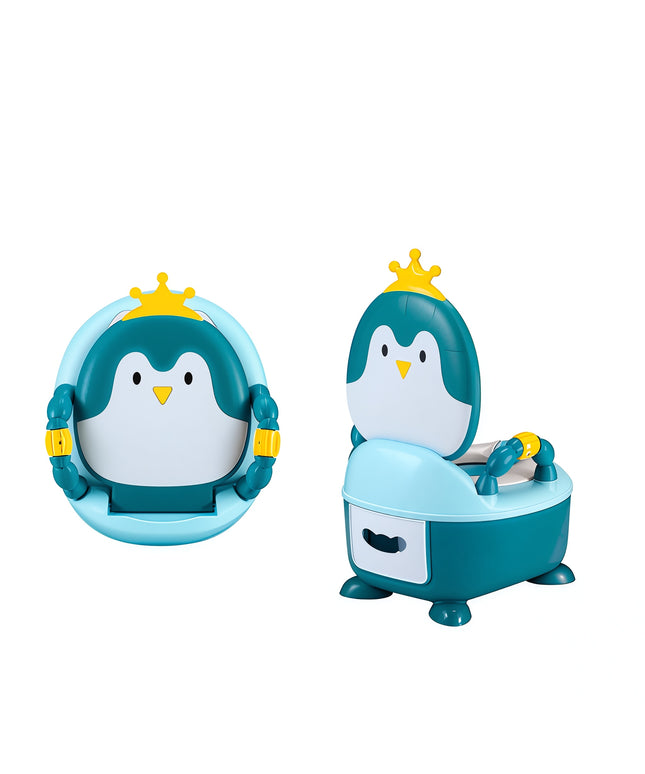 Baby potty with cover penguin face | بوتى بغطاء وجه بطريق