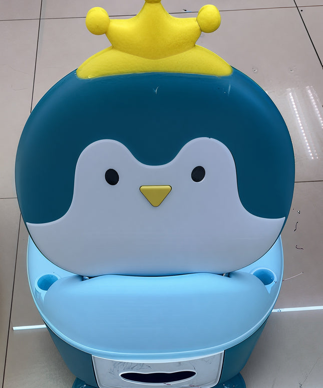 Baby potty with cover penguin face | بوتى بغطاء وجه بطريق
