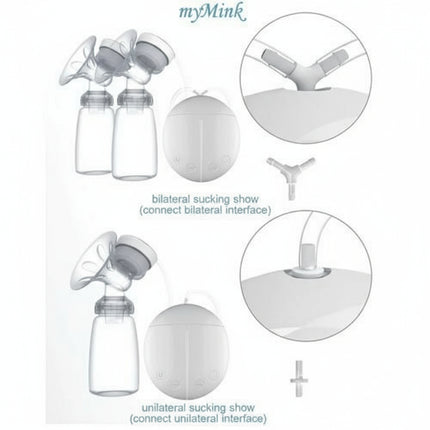 Electric Breast Pump شفاط حليب كهربائي مزدوج
